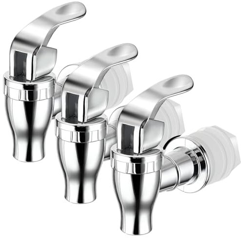 3 Pack Glass Drink Dispenser Spigot Replacement Spout