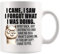 Panvola I Came I Saw I Forgot What I Was Doing Old People Elderly Gifts Women Mom Men Grandpa Grandma 70th 80th 90th Birthday Senior Citizen Gifts People with Dementia Ceramic Mug White 11 oz