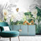 Fototapete Europäischer Stil Calla Lilie tropische Pflanze Blätter Wandbild Wohnzimmer Schlafzimmer Wohnkultur 200CM(W)*140CM(H)