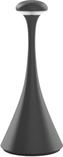 SIGOR Nudrop mini - Dimmbare kleine LED Akku-Tischlampe Indoor & Outdoor, Höhe 21 cm, aufladbar mit easy-connect puk, 7 h Leuchtdauer, graphitgrau