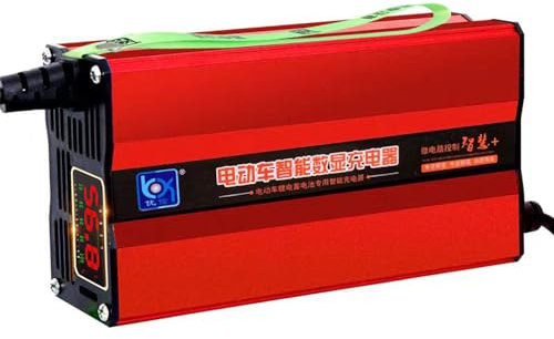 Elecharger Li-ion Battery Charger 48V 60V 72V 5A 8A 10A 12A Lithium Battery Charger Fast LiFePO4 Charger for Forklifts for Golf Cart for Tour Car for GUOWEI (20S Li-ion 84V, 5A)