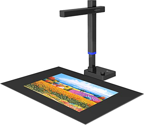 CZUR Shine Ultra Pro Book Scanner 24MP CameraPortable Document Scanner | 440 DPi A3/A4 Scanner 180+ OCR languages Auto Curve Flattening Auto Scan Auto Page Splitting Visual Presenter