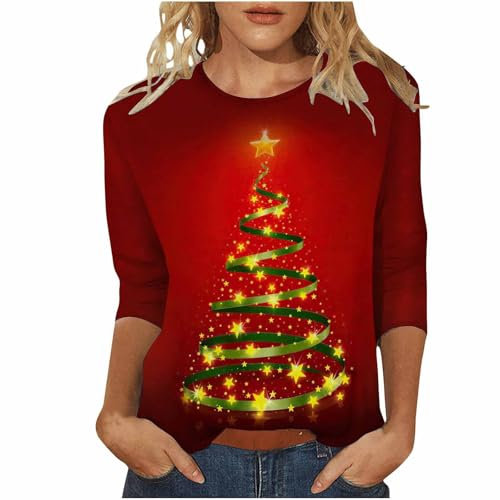 Christmas Jumpers & Sparkle Tops for Women - Thermal Long Tops & Zip Up Hoodies in Pink
