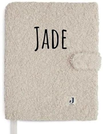 Ma Fabrique Perso - Protège carnet de santé bouclettes Naturel - Jollein - Personnalisable