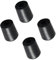 Harilla 4 Puntas de Goma Antideslizantes para Contrabajo (diámetro Interior de 0,9 Cm), Accesorio para Instrumentos de Cuerda.