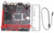 Denash H81 Micro ITX Placa Base para LGA1150 con DDR3 60Hz, Serial ATA2.0, M.2 NVME Minería Minero para Core I7 I5 I3 CPU (Tarjeta de Red de 100Mbps)