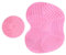 LEADSTAR 2 Pièces Tapis de Nettoyage de Brosse de Maquillage en Silicone avec Ventouse, Nettoyer les Pinceaux de Maquillage, Outil de Lavage Portable pour Pinceaux de Maquillage (Rose)