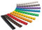 Goobay 72513 Kabelmarkierer Clips mit Ziffern 0 - 9 / Für 2,8 - 4,6 mm Kabeldurchmesser / Kabelmarkierung in 10 Farben / 100 Kabelmarker farbig / Aderkennzeichnung / 2,5mm