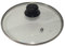 Looping-Lu Topfdeckel Glasdeckel mit Edelstahlrand Sichtdeckel mit Pfeife bruchfest Durchmesser 14 cm bis 32 cm (18 cm)