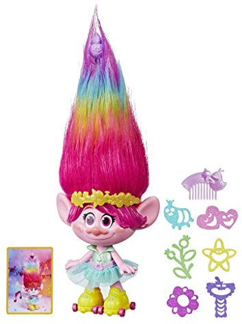 Trolls Hasbro E1471105 - Poppy Peine, mehrfarbig