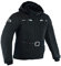 Jet Motorradjacke Damen Mit Protektoren Textil Leicht Wasserdicht Winddicht TASLAN (M (EU 38), Schwarz)