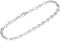 NKlaus Armband 925 Sterling Silber 23cm Kaffeebohnen Kette Herren design Armbandkette 12406