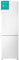 Hisense RB440N4GWD - Frigorífico Combi No Frost Puerta Cristal, 2M Alto, Clase D, Tecnología AdaptCool, Puerta Reversible, Silencioso, 59P. x 59,5W x 200H cm, Blanco Cristal