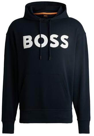 BOSS Herren Webasichood Sweatshirt, Dark Blue404, M EU