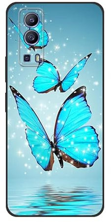 Auotu Hülle Mit Kamera Schutz Soft TPU Silikon Case Etui Tasche Cover für Vivo Y52 5G / Vivo Y72 5G Smartphone (Mode 1)