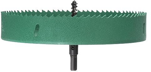 QUARKZMAN Bimetal Agujero Sierra 195mm (7-2/3) M42 HSS (Alta Velocidad Acero) Agujero Sierra Taladro Barrena Cortador para Madera Plástico Metal Hoja Yeso Placa