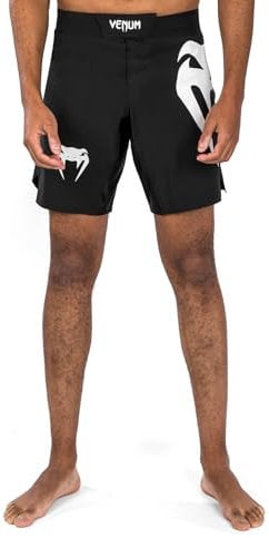 Venum Light 5.0 Fight Shorts - Schwarz/Weiß - L