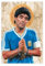 Maradona – Fußballspieler-Poster, Leinwand, Poster, Wandkunst, Dekordruck, Bild, Gemälde für Wohnzimmer, Schlafzimmer, Dekoration, ungerahmt, 30 x 45 cm
