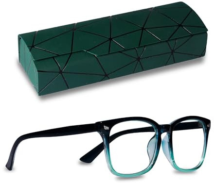 Ziffs Vision® Blue Light Blocking Glasses - Gaming Glasses - Premium Magnetic case & Accessories - Blue Light Glasses Women & Men - British Brand