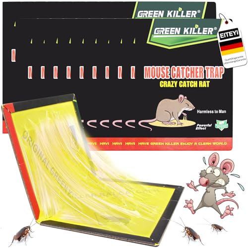 𝐀𝐦é𝐥𝐢𝐨𝐫éPiege a Souris/Piège à Souris Professionnel 5PCS Attrape Souris,Colle Souris Collant Anti Souris Glue Souris Piège Souris Plaque Collante Piège Souris et à Rat