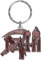 Death Human Logo Unisex Schlüsselanhänger schwarz/silberfarben Zinklegierung Band-Merch, Bands