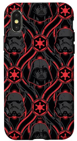 Hülle für iPhone X/XS Star Wars Darth Vader Stormtrooper Empire-Symbol Dunkle Seite