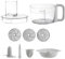 Masterpart Food Processor Attachments Bundle Compatible With Kenwood Prospero Food Processors AT264 KM241 - KM289