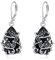 YFN Libelle Ohrringe Sterling Silber Schwarz Turmalin Tropfen Ohrringe Kristall Heilung Schmuck Geistigen Schutz Geschenke für Damen Mädchen
