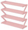 Yaztauho Scarpiera angolare, multi livello forma di Z, organizer per scarpe forma di Z, scarpiera piccola scarpiera, scarpiera multifunzionale per dormitorio domestico per ingresso di casa, rosa