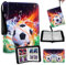 Kinfezlon Fußball Sammelalbum, Sammelalbums Fußball Karten, Kartenbinderbuch, Tragbar Fussball Karten Sammelalbum, Kartenbinderheft mit Reißverschluss und Griffschlaufe (Mehrfarbig)