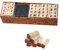 Buchstaben Stempel Set, 40 Stück Holzstempel Alphabet, Vintage Holz Alphabet Buchstaben, Digitale Alphabetstempel, mit Stempelkissen, Stempelset Holzstempel, für DIY Briefmarken, Briefumschläge