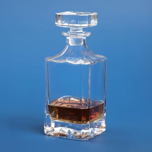 Homla PUERTO Whisky Karaffe 750ml, Kristallglas, Handwaschempfehlung