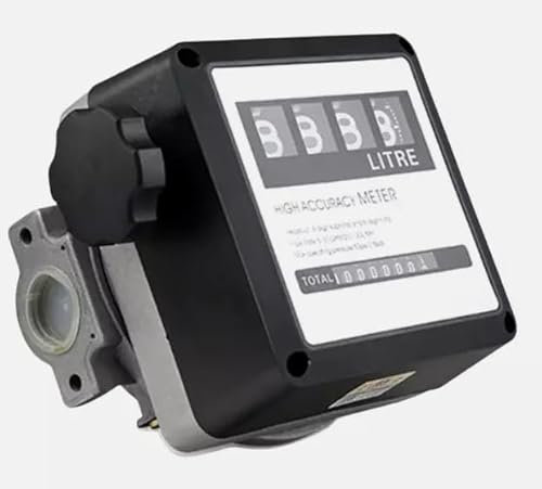RED STAR 4 Digital Diesel Fuel Oil Flow Meter Counter Fuel Pump Transfer Tank Kerosene