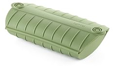 Lékué Estuche de vapor silicona platino Verde, 1-2 personas, 650 ml