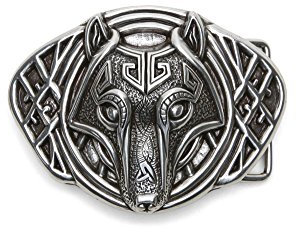 VaModa Gürtelschließe 4,0 cm | Wechselschließe Gürtelschnalle Buckle 40mm | Modell 'Carnivora' | Gürtelschließe für Wechselgürtel