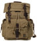Jonon Vintage Canvas Zaino per Uomo in Pelle Zaino Zaino 17 Pollici Laptop Tote Satchel Scuola Esercito Militare Spalla Zaino Borsa da Trekking (Verde)