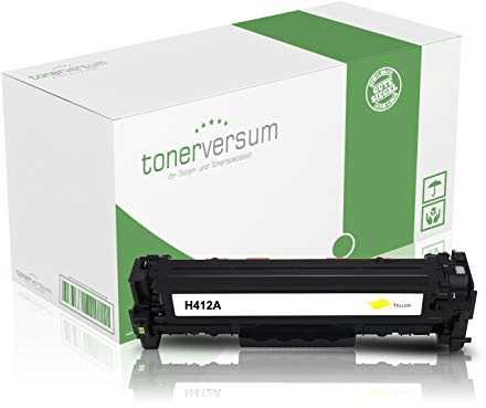 Tonerversum Toner kompatibel zu HP CE412A 305A Gelb für Laserjet Pro 300 Color M351a MPF M375nw Pro 400 Color M451dn M451dn M451nw 475dw
