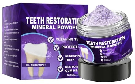 Purple Toothpaste, Gently Cleanses & Protects Teeth Health, Refreshing Breath, Whitening Toothpaste Powder, for All Skin Types 50g (1)