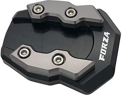 LongGreat Béquille Latérale de Moto Agrandir Coussin de Pied Plaque de Rallonge de Béquille Antidérapante pour Honda Forza 300 125 250 2017-2020