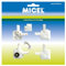 MICEL - 92186 - Kit de recambios para Mosquitera Corredera de Poliamida, Acabado Blanco, 75 x 75 x 15 mm