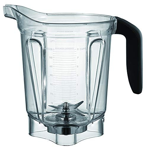 TASUCY Récipient à profil bas de rechange pour Vitamix Pro 750 (récipient et lame) 1,8 l