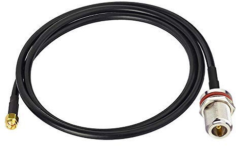 BINGFU SMA-Stecker auf N-Buchse Verlustarmes KSR195-Koaxialadapterkabel1 m Kompatibel mit 4G LTE WLAN-Router-Gateway Mobilfunk RTL SDR USB ADS-B Empfänger