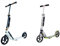 HUDORA Unisex Style 230-Tret-Roller klappbar-Big Wheel City-Scooter, weiß & 6956016014695 14695 BigWheel 205-Das Original mit RX Pro Technologie-Tret-Roller klappbar-City-Scooter, Grau/Grün