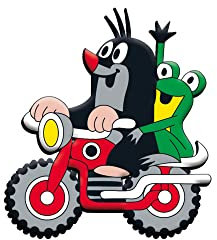 Trötsch Der kleine Maulwurf 3D-Magnet Motorrad: Magnet für Kühlschrank Whiteboards oder Büroschränke
