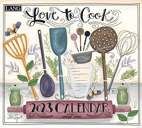 LANG Love To Cook Wandkalender 2023