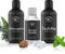BERGBAD 2 x 100ml WALDHÜTTE Set BIO Saunaaufguss + Mentholkristalle - wohltuendes, erfrischend s Sauna Aufgussmittel mit Bio-Alkohol, Wasser und 100% BIO Ölen + Eiskristalle/Saunakristalle