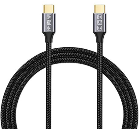 JupptElectronics Cable USB C a USB C, cable USB C Cable de datos de carga rápida 100 W PD con chip E-Mark Salida de video 4K a 60 Hz, transmisión de datos a 10 Gbps (0.5m)…