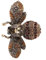 RTLR Broche Vintage, Agréable Lumineux Belle Belle Broche Bijoux pour Mariages
