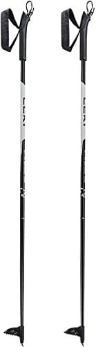 LEKI Kinder XTA Base Langlaufstöcke, Black-White, 85CM