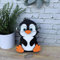 HBSGS Brillenhalter aus Holz, kreativer niedlicher Tier-Brillenhalter, handgefertigt, kreatives Sonnenbrillen-Display für Desktop-Accessoire, Heimbüro-Dekor, Geburtstag（Hund） (Pinguin)
